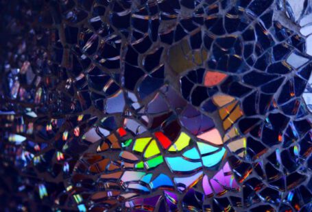 Designer Pieces - Multicolored Broken Mirror Decor