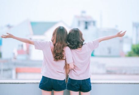 Matching - Two Women on Balcony