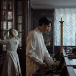 Buying Vintage - Man in White Laboratory Coat Standing in Front of an Elderly Woman