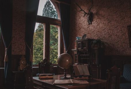 Vintage Era - Antique Chairs and Table on an Old Room