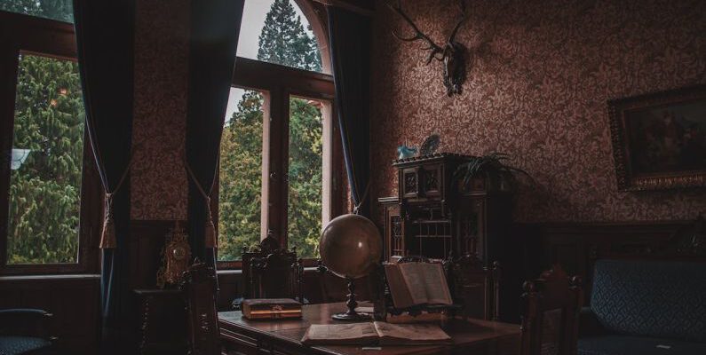 Vintage Era - Antique Chairs and Table on an Old Room