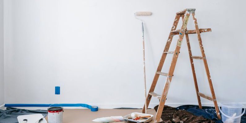 Restoration - Brown Wooden Ladder Beside Painting Materials