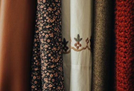 Wardrobe Essentials - Close-up of Clothes in a Wardrobe