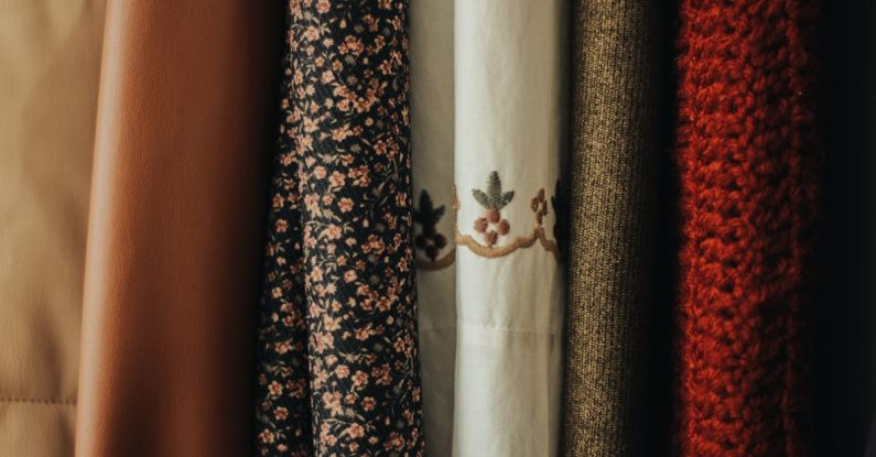 Wardrobe Essentials - Close-up of Clothes in a Wardrobe