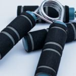 Workout Gear - Two Black-and-blue Hand Grips